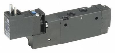 Parker Solenoid Air Control Valve: B3, Three-Way / Two-Position, Single Solenoid - Parker B Series Solenoid-Operated Inline Valves