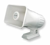 SPECO TECHNOLOGIES PA Horn: Powered, 1-Way, 8 ohm Impedance, 6 in Overall Wd, 4 in Overall Ht (MPN SPC12RP). Key specifications — attr1056470: Outdoor; attr1056495: Powered.