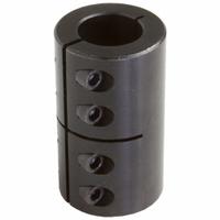 CLIMAX METAL PRODUCTS Rigid Shaft Coupling: 1 1/8 in Bore Dia 1, 1 in Bore Dia 2, Round, One-Piece (MPN ISCC-112-100). Key specifications — attr870032: Round; attr870041: Yes; attr870034: CLIMAX METAL PRODUCTS; attr870070: Inch; attr925532: Different Bore Dimensions.