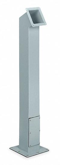 WIEGMANN Angled Pedestal Column: Carbon Steel, 41 in Overall Ht, 4 in Overall Wd, 4 in Overall Dp (MPN WA44PBCOL). Key specifications — Brand: WIEGMANN; Material: Carbon Steel.