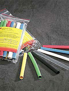 3M Heat Shrink Tubing: 0.8 in I.D. Before Shrinking, 0.22 in I.D. After Shrinking, 4 ft Lg, 20 PK (MPN MDT-0800-48A-Red). Key specifications — Color: Red; Brand: 3M.