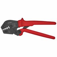 KNIPEX Crimper: For Non-Insulated Connectors/Non-Insulated Terminals, 10 in Overall Lg, Manual (MPN 97 52 13). Key specifications — attr510581: KNIPEX; attr510807: No; attr510795: Controlled-Cycle - Electrical Crimping Pliers; attr545845: Non-Insulated.