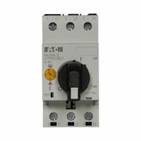 EATON Manual Motor Protector: Non-Reversing, 3 Poles, 12 A, Thermal Protection, Selector Switch (MPN XTPR012BC1). Key specifications — Maximum Voltage Rating: 600V AC; Brand: EATON; Thermal Units Required: None (Starter Includes Integrated Thermal Units); Frame Size (Width): 45mm (B Frame).