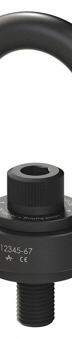ADB HOIST RINGS Hoist Ring: Pivot/Swivel, Black Oxide-Coated Steel, 1/2"-13, Max. 2,500 lb (MPN 23006). Key specifications — Brand: ADB HOIST RINGS; Thread Size: 1/2"-13; Operation: Pulling.
