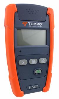 TEMPO COMMUNICATIONS Stabilized Light Source: Stabilized Light Source, SLS525, Multi-Mode, FC/LC/ST. Key specifications — Brand: TEMPO COMMUNICATIONS; Product Type: Stabilized Light Source; Fiber Mode Measured: Multi-Mode; End 1 Connection Type: ST; Includes: SC/PC Adapter; Manufacturer Part Number: SLS525.