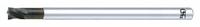 OSG Square End Mill: Carbide, Diamond Coated, 4 Flute, 1/4" Mill Dia, 1/4" LOC, 4" OAL (MPN 70420516)