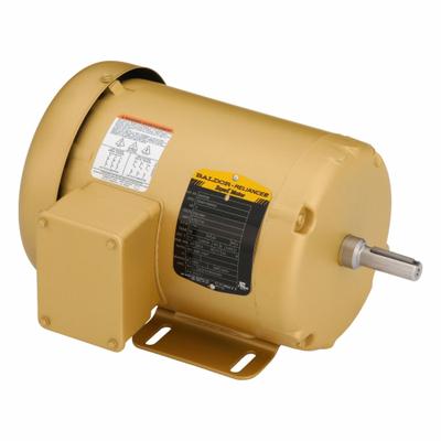 BALDOR General Purpose Motor: Rigid Base Mount, Totally Enclosed Fan Cooled, 1/2 hp - Rigid Base 3-Phase General Purpose AC Motors