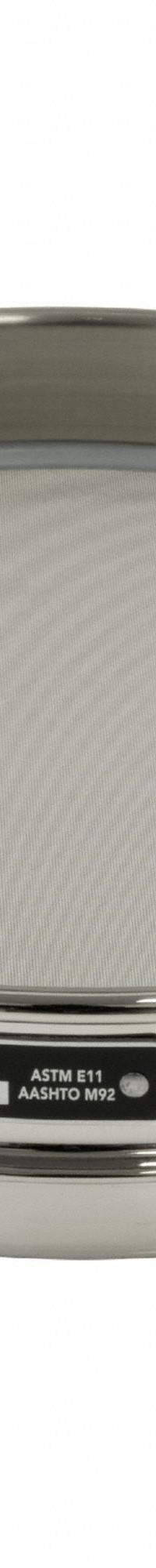HUMBOLDT Standard Stainless Steel Cloth Test Sieve: Stainless Steel, 8 in Outside Dia, 1 in Ht (MPN 5FWT8). Key specifications — Screen Material: Stainless Steel; Brand: HUMBOLDT; Frame Material: Stainless Steel; Standards: AASHTO M92; US Standard Screen Size: #80.