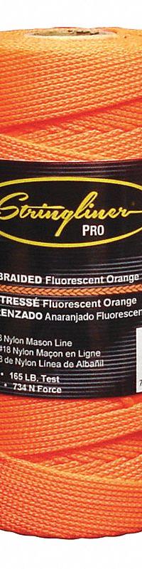 STRINGLINER Mason's Line: Line Type Braided, Material Nylon, 1,000 ft Overall Lg (MPN 35759). Key specifications — attr1008700: Nylon; attr1008699: Braided; attr1004994: STRINGLINER; attr1004995: Mason's Line Reel.