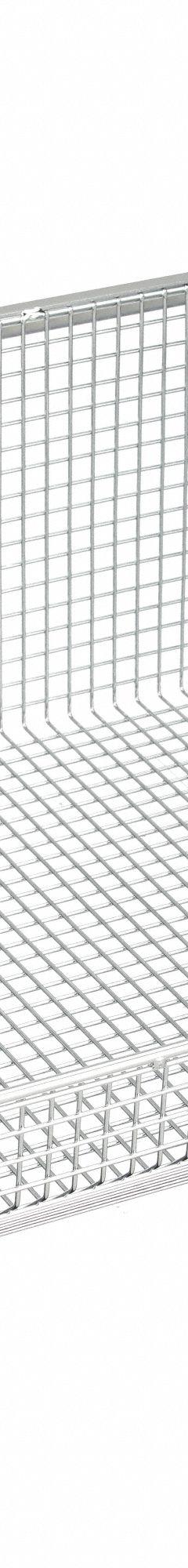 QUANTUM STORAGE SYSTEMS Hang and Stack Bin: 16 1/4 in x 14 1/2 in x 7 in, Silver, Stacking Capable (MPN QMB550C). Key specifications — Electrostatic Discharge: Not Electrostatic Discharge Conductive; Brand: QUANTUM STORAGE SYSTEMS; % Recycled Content: 0%.