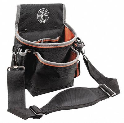 KLEIN TOOLS Tool Pouch: For 2 in Belt Wd - Max, 15 Pockets - Nylon Tool Pouches