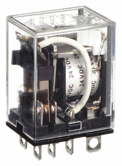 OMRON General Purpose Relay: Socket Mounted, 10 A Current Rating, 24V DC, DPDT - Socket-Mounted Relays