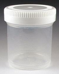 GLOBE SCIENTIFIC Laboratory Jar: Polypropylene, Polyethylene, 3 fl oz, 53 mm Body Dia, 64.4 mm Ht (MPN 6525). Key specifications — Brand: GLOBE SCIENTIFIC; Clarity: Translucent; Closure Included: Yes; Pre-Cleaned: None.