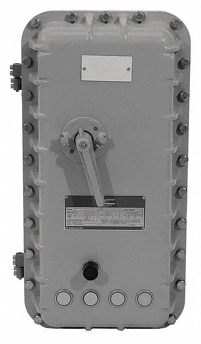APPLETON ELECTRIC Full Voltage Motor Starter: Non-Reversing, 18 A, NEMA Size 0 - Enclosed Non-Reversing Starters with Thermal Overloads