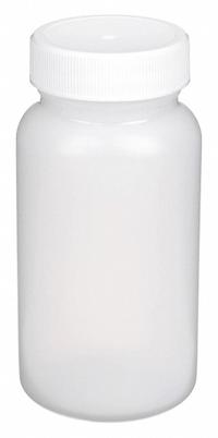 QORPAK Sampling Bottle: HDPE, 60 mL, 2 fl oz, Closure Included, Natural, 33-400, Polypropylene (MPN PLC-03566). Key specifications — Brand: QORPAK; Graduated: No; Body Color: Natural.