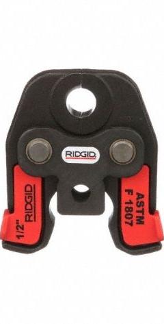 RIDGID Press Tool Jaw: 1 1/4 in Pipe, Copper/PEX, For PEX, Compact Tool Types (MPN 22978). Key specifications — attr518773: Jaw; attr518762: PEX; attr518771: Copper; attr518761: PEX; attr518760: RIDGID.