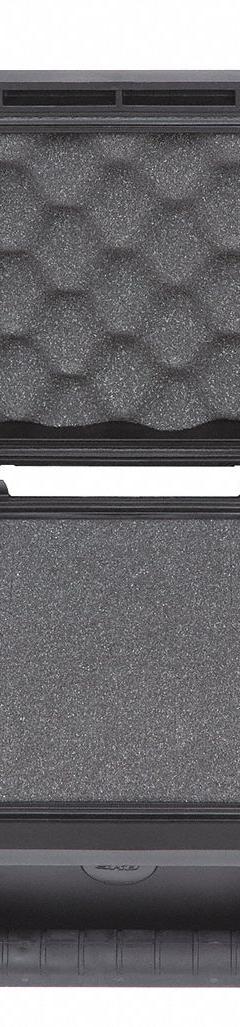 SKB Protective Case: 6 1/2 in x 17 in x 6 1/2 in Inside, No Foam, Black, Stationary, 4 lb Wt (MPN 3I-1706-6B-E). Key specifications — Closure Type: Latches; Brand: SKB; Carry-On Size: Yes.