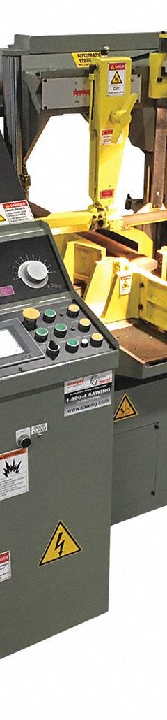 MARVEL Band Saw: Horizontal, 230V AC, 12 in x 10 1/4 in, 65 to 330 SFPM, 0°, 3 Phase (MPN PA260/MPC/230). Key specifications — attr312952: 0°; attr312955: Horizontal; attr312950: 12 in x 10-1/4 in; attr312951: 65 to 330 SFPM; attr312954: 3; attr325082: MARVEL.