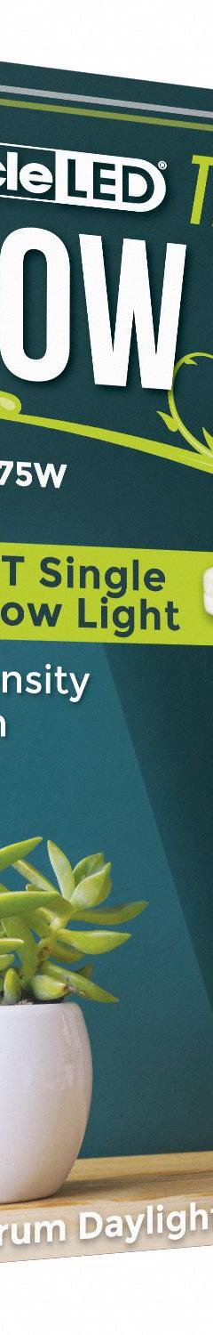 LED Grow Bulb: LED, PAR20, 120V, Full/Broad, 75 W Incandescent Watt Equivalency (MPN 601824). Key specifications — Plant Growth Application: Photosynthesis; Brand: MIRACLE LED; Bulb Shape: PAR20; Spectrum: Full/Broad.
