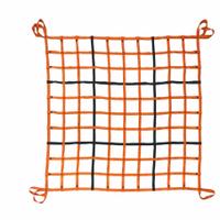 US NETTING Cargo Lifting Net (MPN CGLN-10-25-2W). Key specifications — Brand: US NETTING; Color: Orange; Material: Polyester.