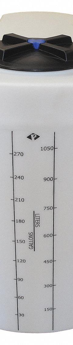 PEABODY ENGINEERING Storage Tank: Single Wall, Vertical, 300 gal, Closed Top, 3/8 in Wall Thick (MPN 01-31268). Key specifications — Construction Material: LLDPE; Brand: PEABODY ENGINEERING.