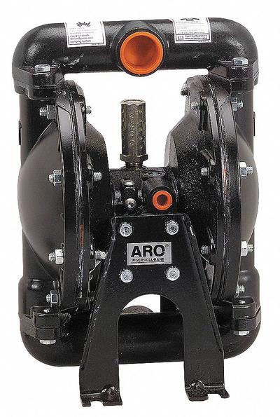 ARO Double Diaphragm Pump: Aluminum Body, 1 1/2 in, NPT Connection, 90 gpm - Aluminum Housing AODD Pumps