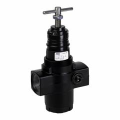 ARO Compressed Air Regulator: Aluminum, 1 in NPT, 400 cfm, 10 psi to 180 psi, T-Handle (MPN R47561-300). Key specifications — attr111664: No; attr111400: Super Duty Series Regulator; attr111627: ARO.