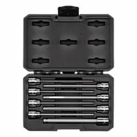 TEKTON Socket Set: 1 - 25 Pieces, 3/8 in Drive Size, 8 Pieces, 1/8 in to 3/8 in Tip Size Range, SAE (MPN SHB91319). Key specifications — attr1216280: Fixed Insert; attr1216283: TEKTON; attr1225718: 1/8 in to 3/8 in; attr1227491: 3/8 in.