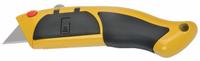 ABILITY ONE Utility Knife: 7 in Overall Lg, Steel Std Tip, Rubberized, Metal, Black, Quick-Change (MPN 5110-01-621-7915). Key specifications — attr307837: Quick-Change; attr307830: Steel Standard Tip; attr307833: Black; attr307831: Rubberized; attr307832: Metal; attr324891: ABILITY ONE.