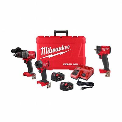 MILWAUKEE Combination Kit: Battery Included (MPN 3697-22, 2854-20) - Milwaukee 18V Cordless Tool Combination Kits