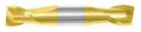 APPROVED VENDOR Square End Mill: Carbide, TiN Coated, Double End, 2 Flute, 1/2" Mill Dia, 5/8" LOC (MPN 234-001121)