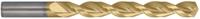 CLEVELAND Jobber Length Drill Bit: #6, 135° Split Point, TiN-Coated Cobalt, Fast Spiral (MPN C16617). Key specifications — attr1229327: 0.2040.