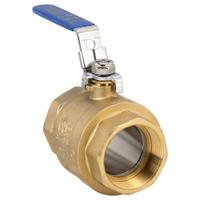 APPROVED VENDOR Manual Two-Way Ball Valve: 2 in, Straight, FNPT x FNPT, 600 psi Max. Pressure (CWP) (MPN 32H976). Key specifications — Brand: APPROVED VENDOR; Handle: Locking Lever.