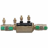 ZURN WILKINS Backflow Preventer: 350XL, 1 in Pipe Size, FNPT x FNPT, 12.25 in Overall Lg, Bronze (MPN 1-350XLFT). Key specifications — Shut-Off Valve Type: Ball Valve; Connection Type: FNPT x FNPT.