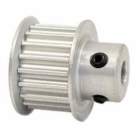 DAYTON Timing Pulley: Modified Curvilinear, Fixed, For GT Timing Belt Section, For 9 mm Belt Wd (MPN 19-3P09-6FA2). Key specifications — Brand: DAYTON; Finish: Clear Anodized; For Belt Series: Powerhouse®.