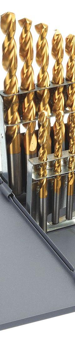 CLE-LINE Jobber Length Drill Bit Set: 15 Pc, 1/16" to 1/2" by 32nds, 135° Split Point, Fast Spiral (MPN C18701). Key specifications — attr1236168: Metal Index.