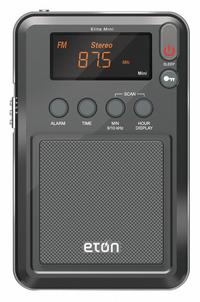 ETON Mini Shortwave Radio: AM/FM/SW, Mineral Gray, LCD, Digital, Key Lock Function, Leather Case (MPN NELITEMINI). Key specifications — attr929404: Digital; attr929398: ETON; attr929400: Mineral Gray; attr929416: Battery; attr929395: NELITEMINI; attr929405: Key Lock Function; attr929407: Leather Case; attr929399: AM/FM.