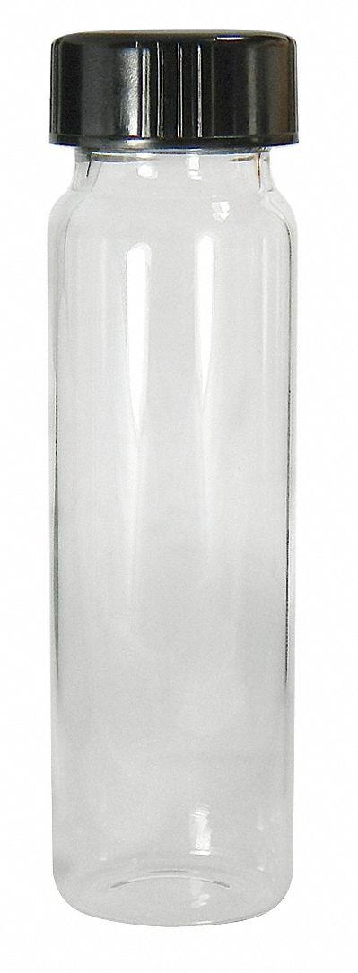 QORPAK Vial: 22 mL, Includes Closure, Phenolic, 23 mm Body Dia, Square - Glass Sample Vials