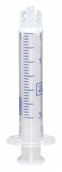 NORM-JECT All-Plastic Syringe: 2 mL Capacity - mL, Luer Lock, Polypropylene, Polypropylene, HDPE (MPN NJ-4606701-02). Key specifications — Attachment Type: Luer Lock; Plunger Material: HDPE; Sterile/Non-Sterile: Sterile; Tip Material: Polypropylene; Barrel Material: Polypropylene; Brand: NORM-JECT; Compatible Needles: Sharp, Tri-Bevel Needles; Includes Needles: No.