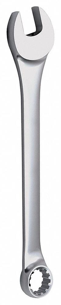 WESTWARD Combination Wrench: Alloy Steel, Chrome, 17 mm Head Size, 8 3/4 in Overall Lg, Offset (MPN 33M594). Key specifications — attr309539: 17 mm; attr309567: No; attr324930: WESTWARD.