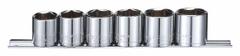WESTWARD Socket Set: 3/8 in Drive, 6 Piece, 6-Point, Metric, 20 mm to 25 mm (MPN 53PN46). Key specifications — attr1224269: 3/8 in; attr1204685: Tether Ready; attr1204650: 20 mm to 25 mm; attr1204673: Socket Bits Not Included; attr1204688: WESTWARD; attr1206170: Standard Sockets.