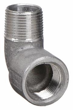 Elbow, 90 Degrees: Aluminum, Plain, ELMF, 1/2 in Trade Size, Female to Male, NPT (MPN ELMF90-50-A). Key specifications — Ends - Hazardous Fittings: 1/2 in FNPT x 1/2 in MNPT; Material: Aluminum; Finish: Plain; Brand: APPLETON ELECTRIC.