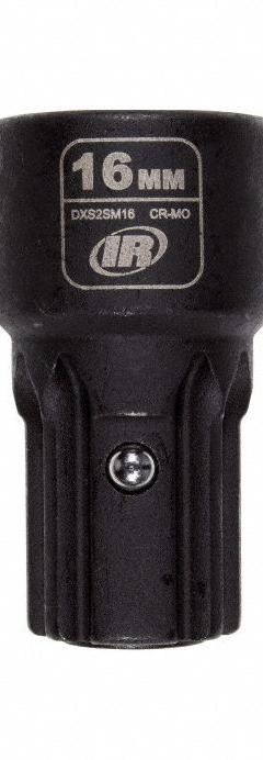 INGERSOLL RAND Impact Socket: Metric, 16 mm Socket Size, 6-Point, Std, 1 9/16 in Overall Lg (MPN DXS2SM16). Key specifications — attr1215501: INGERSOLL RAND; attr1215515: Manganese Phosphate; attr1215518: 16 mm.