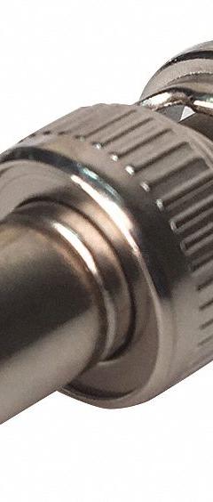 VITEK Coaxial Terminator: BNC, Chrome Plated, For BNC Male Coaxial Connector Type (MPN VT-TERMNTR-75100). Key specifications — attr1229900: Crimp-On; attr1229894: Chrome Plated; attr1229890: VT-TERMNTR-75100; attr1229891: VITEK.