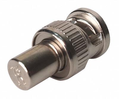 VITEK Coaxial Terminator: BNC, Chrome Plated - Audio-Video Cable Caps & Terminators