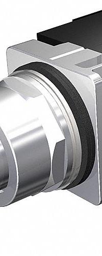 SIEMENS Mushroom Head Push Button: Illuminated, Mushroom Head Profile, Metallic, 30 mm, 1NO/1NC (MPN 52PP2E9A). Key specifications — Brand: SIEMENS; Action: Maintained; Series: Class 52; Push Button Material Type: Metallic.