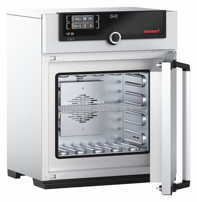 MEMMERT Universal Oven: Forced Air, 1.1 cu ft Capacity, 300°C Max Temp, 1,600 W Watt - Mechanical Forced-Air Convection Ovens