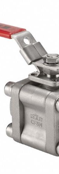 KECKLEY Manual Two-Way Ball Valve: 1 1/2 in, 316 Stainless Steel, Straight, FNPT x FNPT, Three-Piece (MPN BVM3THFSSRGSL-150). Key specifications — Brand: KECKLEY; Handle: Locking Lever.