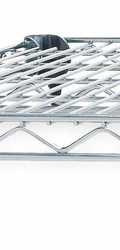 METRO Wire Shelf: 48 in x 36 in, 1 Shelves, Quick-Adjust, 800 lb Load Capacity, Dry, NSF Approved (MPN A3648NC). Key specifications — NSF Approved: Yes; Recommended Environment: Dry; Material: Steel; Brand: METRO; Color: Silver; Finish: Chrome; NSF Approval: NSF Approved.