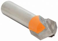 CMT V-Groove Cut Profile Router Bit: Fractional Inch, Carbide Tipped, 3/8 in Cutter Dia., 2 Flutes (MPN 815.095.11). Key specifications — attr325197: CMT.